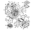 Hotpoint RGJ534GEP2BG oven diagram