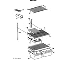 Hotpoint CTX18EASARWH shelf parts diagram