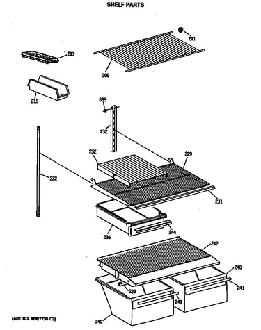 Shelf parts