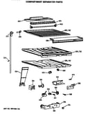 Compartment separator parts