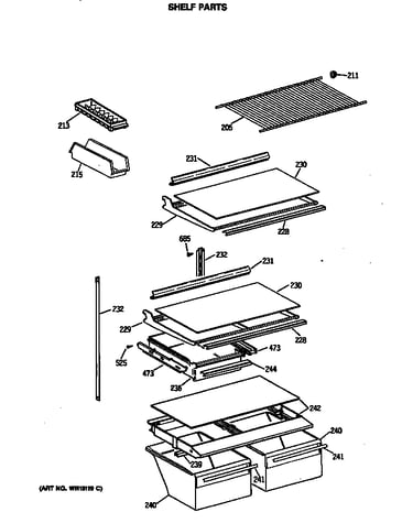 Shelf parts