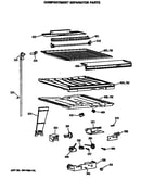Compartment separator parts