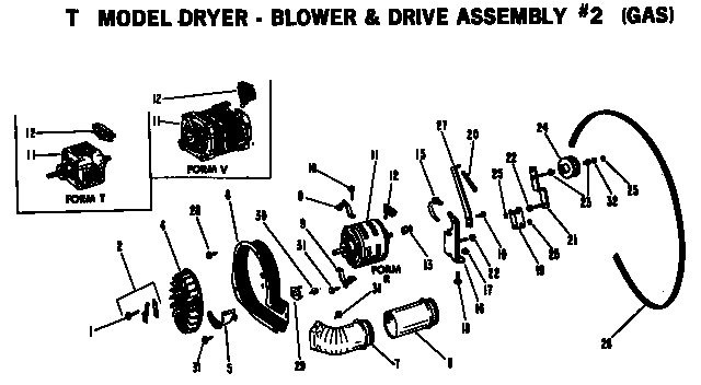 Blower and drive assembly