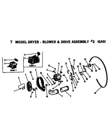 Blower and drive assembly