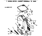 Hotpoint DLB6850TM cabinet diagram