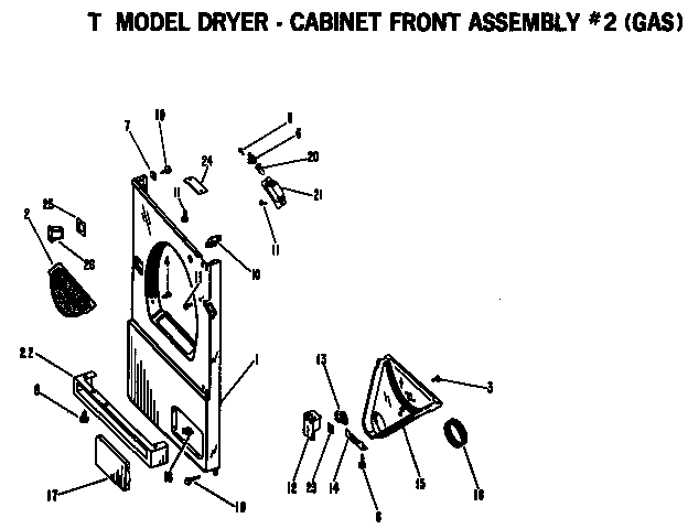Cabinet front