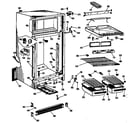 Hotpoint CTA14CBCR cabinet diagram
