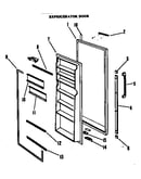 Refrigerator door