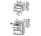 Hotpoint CTF22ECBR doors diagram