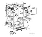 GE TBX18NICCRAA cabinet parts diagram