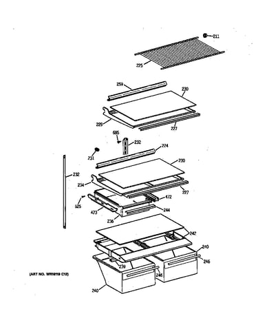 Shelf parts