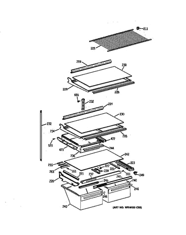 Shelf parts