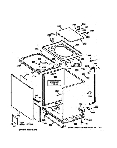 Cabinet, cover & front panel