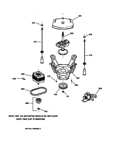 Suspension, pump & drive components