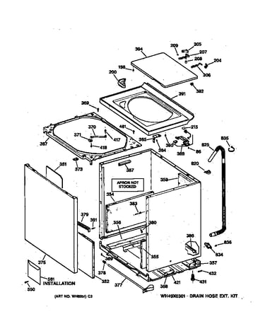 Cabinet, cover & front panel