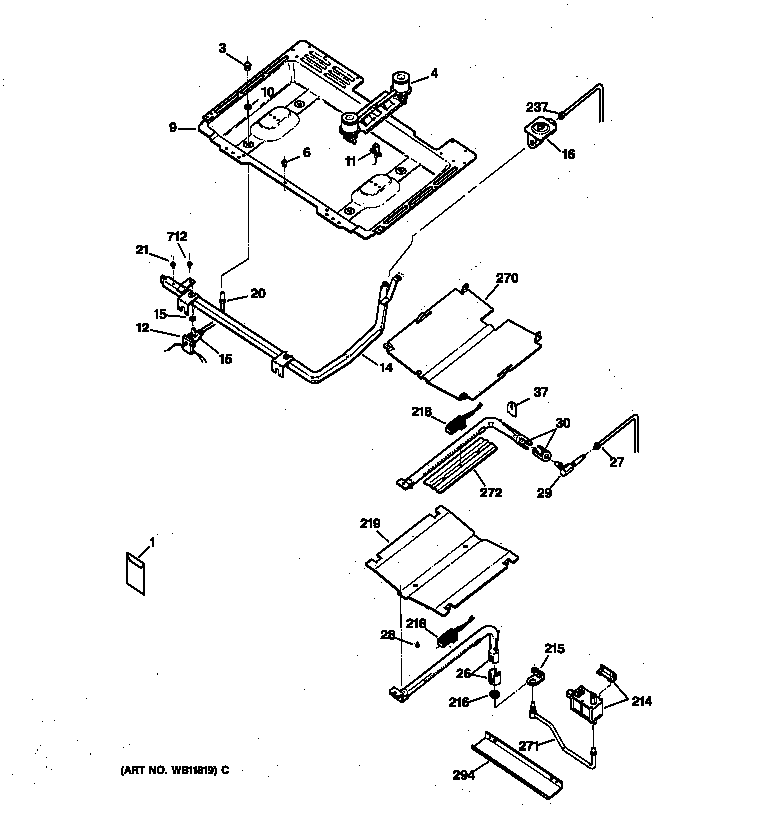Gas & burner parts
