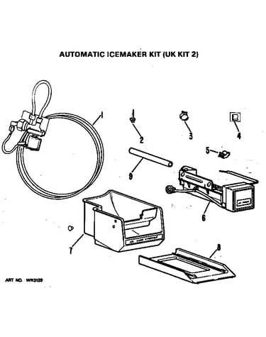 Automatic icemaker kit