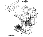 Hotpoint RGB524EJ1 gas range diagram