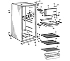 Hotpoint SSD14CJCLWH chassis diagram