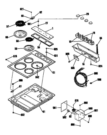 Electric cooktop