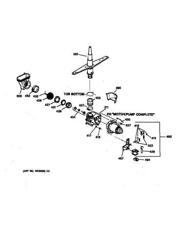 Motor-pump mechanism