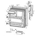 Hotpoint CTI18GIXMRWW fresh food door diagram