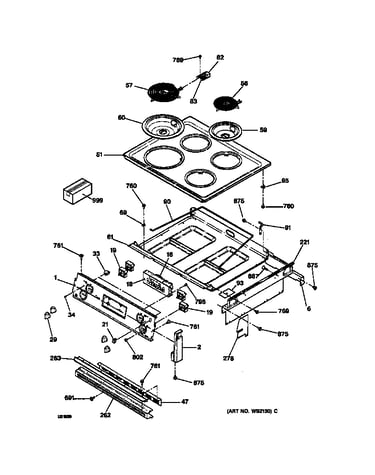 Control panel & cooktop