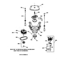 GE LISR310CW0WW suspension, pump & drive components diagram