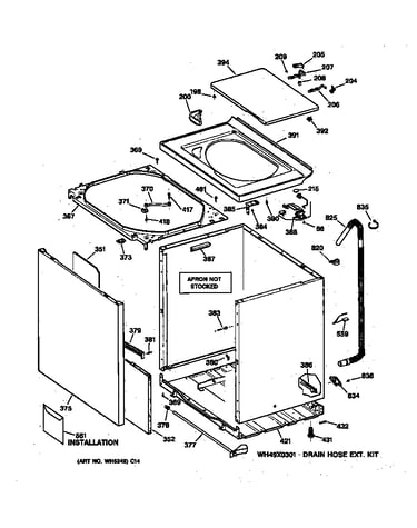 Cabinet, cover & front panel