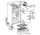 GE TBX16SYBSLAA cabinet diagram