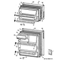 GE TBX18SYBSRWW doors diagram