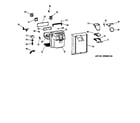 GE TFX22KRCEAA dispenser diagram