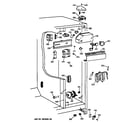 GE TFX22KRCEWW fresh food section diagram