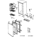 GE TAX3DNCAWH cabinet/unit diagram