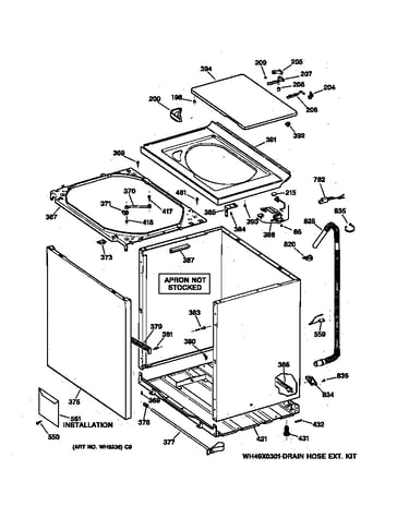 Cabinet, cover & front panel