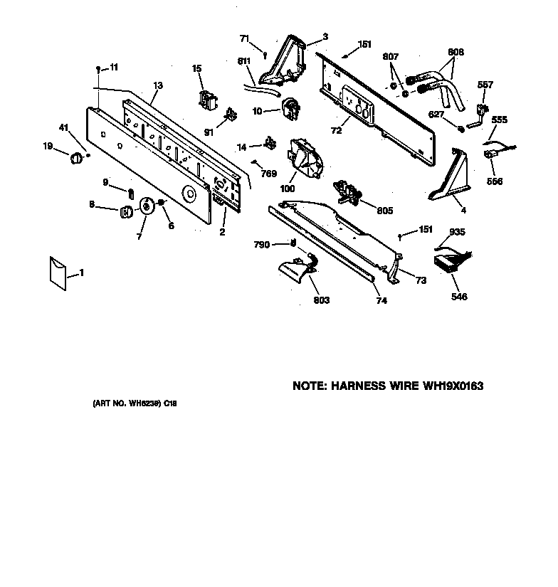 Controls & backsplash