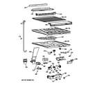 GE TBG21IABURWW compartment separator parts diagram