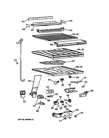 Separator compartment parts