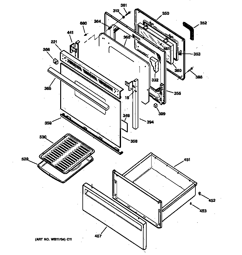 Door & drawer parts