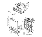 Kenmore 36315651892 escutcheon & door assembly diagram