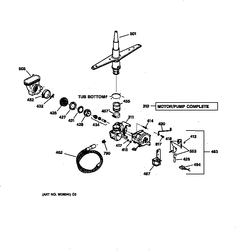 MOTOR-PUMP MECHANISM