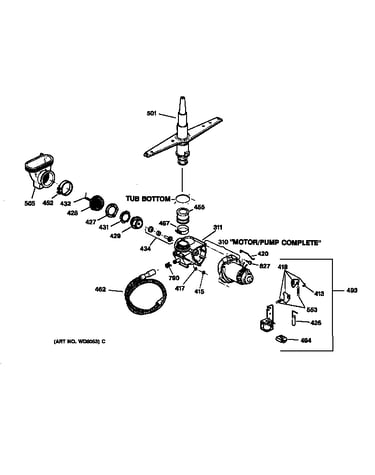 Motor-pump mechanism