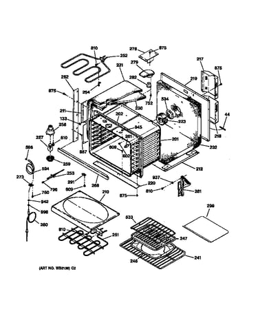 Oven body