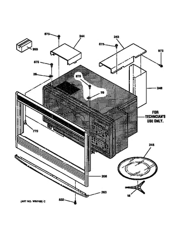 Microwave inclosure
