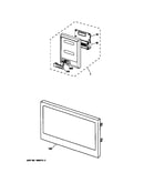 Microwave control panel & door