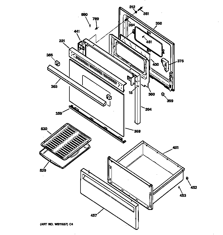 Door & drawer parts