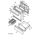 Hotpoint RB585BB1AD door & drawer parts diagram