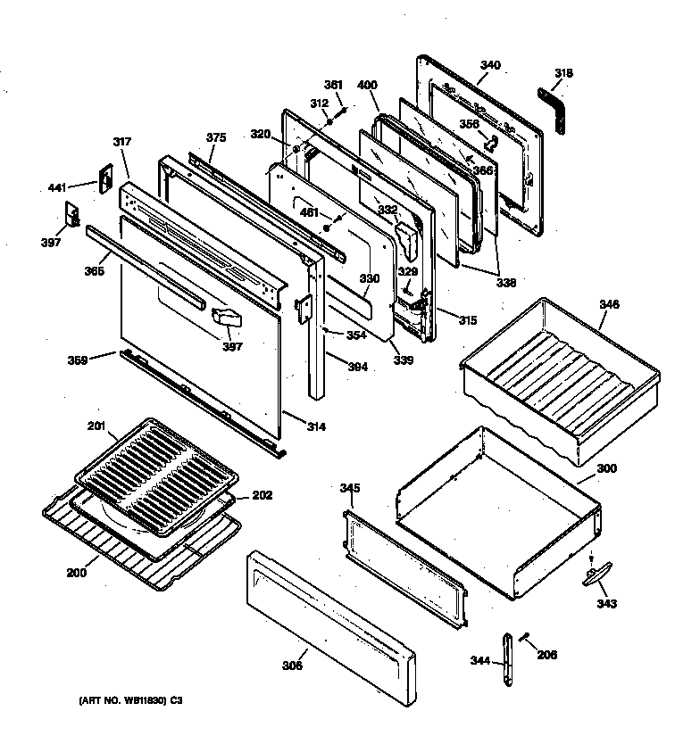 Door & drawer parts