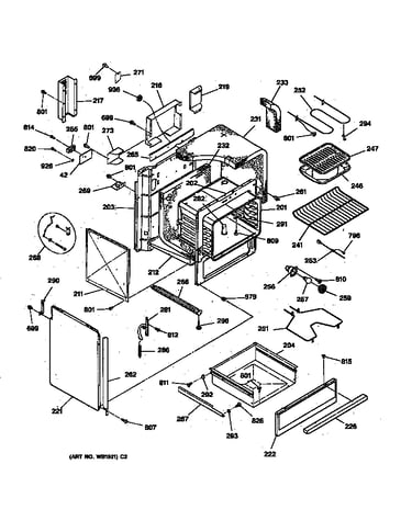 Body & drawer parts