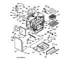 GE JSP34BW2BB body & drawer parts diagram